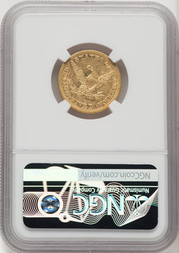 1849 $5 Liberty Half Eagle NGC AU53