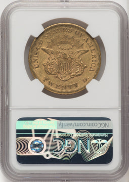 1865 $20 Liberty Double Eagle NGC AU55 (506582024)