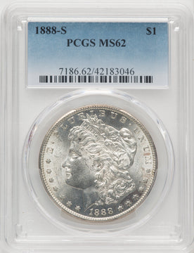 1888-S Morgan Dollar PCGS MS62