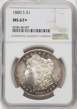 1880-S Morgan Dollar NGC MS67+ (770048006)