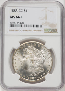 1883-CC Morgan Dollar NGC MS66+