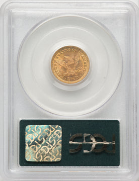 1897 $2.50 Liberty Quarter Eagle PCGS MS63 (770051064)