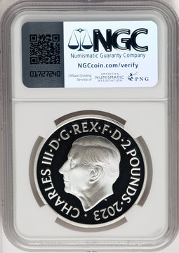 2023 G. Britain James Bond 007 Silver Coin NGC PF70