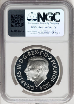 2024 Charles III 1 oz Silver Tyrannosaurus NGC PF70UCAM