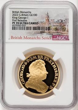 2022 Gold 1 oz George I First Release NGC PF70UCAM