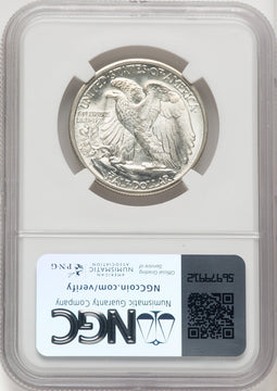 1945-D 50C Walking Liberty Half Dollar NGC MS67 (770353002)