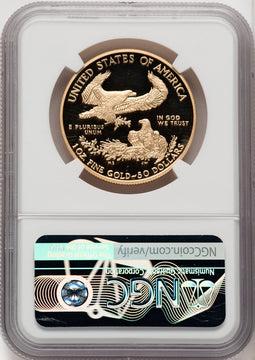 2020-W $50 One-Ounce Gold Eagle NGC PF70 Moy