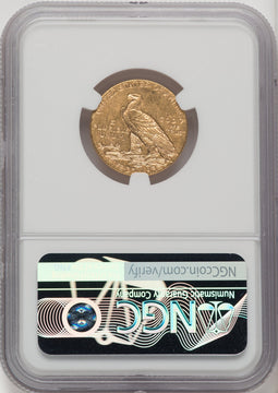 1911-D $5 Indian Half Eagle NGC MS62 (506569001)