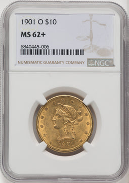 1901-O $10 Liberty Eagle NGC MS62+