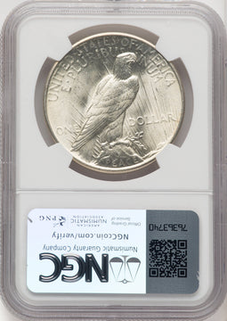 1935 Peace Dollar NGC MS66