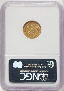 1852-O $2.50 Liberty Quarter Eagle NGC AU58 (519743077)