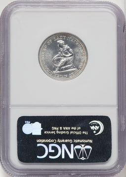 1893 25C Isabella Quarter Commemorative Silver NGC MS64 (770345026)