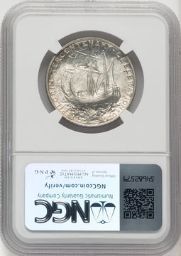 1920 50C Pilgrim Commemorative Silver NGC MS66+ (770254047)