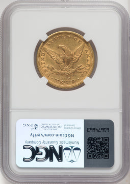 1854-S $10 Liberty Eagle NGC AU53