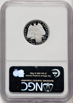 2008-W $25 Quarter-Ounce Platinum Eagle First Strike ER Blue NGC PF70