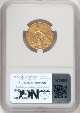 1915-S $5 Indian Half Eagle NGC AU58 (177084040)