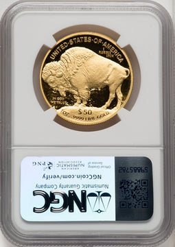2012-W $50 One-Ounce Gold Buffalo NGC PF70 (519746007)