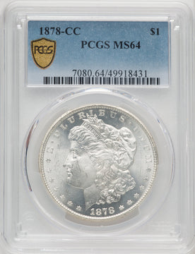 1878-CC Morgan Dollar PCGS MS64 (769223049)
