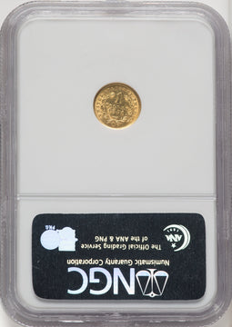 1851-O G$1 Gold Dollar NGC MS61