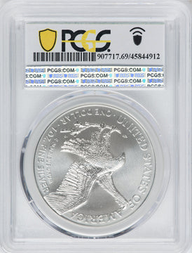 2021 American Silver Eagle Type 2 At Dusk & Dawn 35th Anniversary 307th PCGS MS69