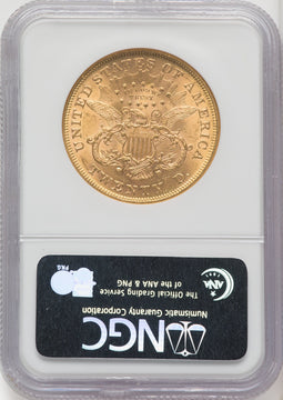 1874 $20 Liberty Double Eagle NGC MS61 (519392105)