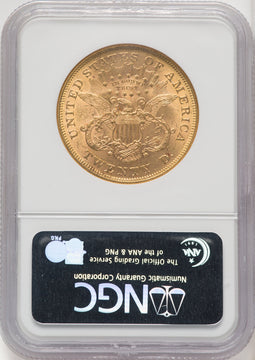 1875 $20 Liberty Double Eagle NGC MS61 (519392112)
