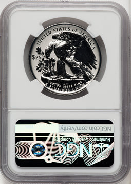 2022-W Palladium Eagle 1 oz REV FDI Ron Harrigal NGC PF70