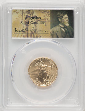 2016 $10 Quarter-Ounce Gold Eagle 30th Anniversary Augustus Saint Gaudens Signature PCGS MS70