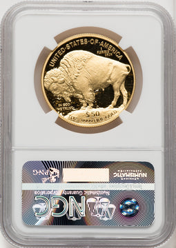 2017-W $50 One-Ounce Gold Buffalo First Day First Strike NGC PF70