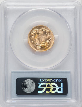 1878 $3 Three Dollar Gold Pieces PCGS MS63 (771004003)