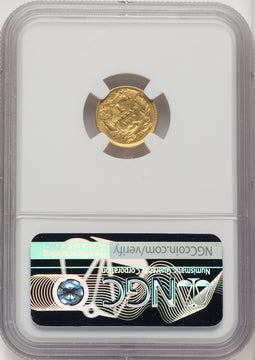 1859-D G$1 Gold Dollar NGC AU58