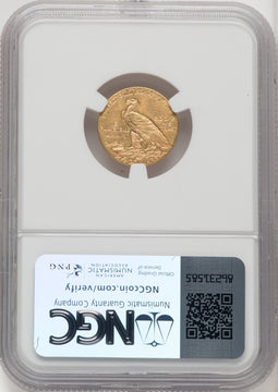 1915 $2.50 Indian Quarter Eagle NGC MS61 (506369009)
