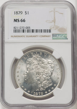 1879 Morgan Dollar NGC MS66
