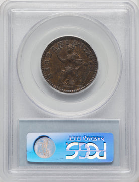 1724 Hibernia Halfpenny BN Colonials PCGS MS62