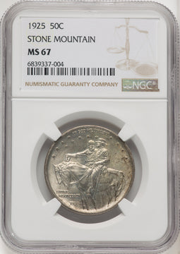 1925 50C Stone Mountain Commemorative Silver NGC MS67 (519775003)