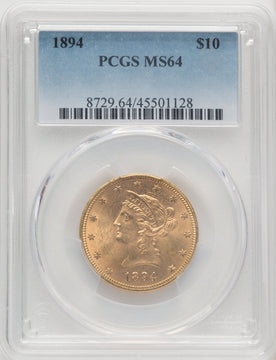 1894 $10 Liberty Eagle PCGS MS64