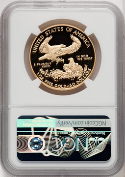 2017-W $50 One-Ounce Gold Eagle Mercanti NGC PF70