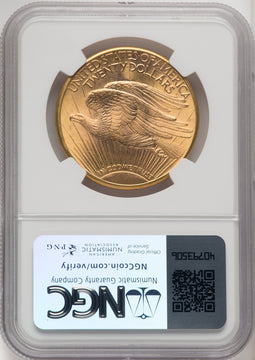 1923-D $20 Saint-Gaudens Double Eagle NGC MS66 (769223059)