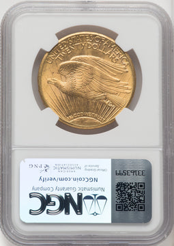 1914-S $20 Saint-Gaudens Double Eagle NGC MS65+