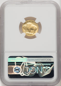 2008-W Gold Buffalos 4-Coin Set Bison Label NGC MS70