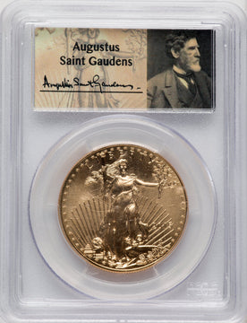 2015 $50 One-Ounce Gold Eagle First Strike Augustus Saint Gaudens Saint Gaudens Label PCGS MS70