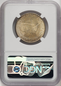 1954-S 50C Washington-Carver Commemorative Silver NGC MS67 (771249017)