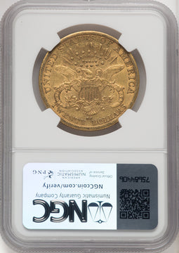 1890-CC $20 Liberty Double Eagle NGC AU55 (572216089)