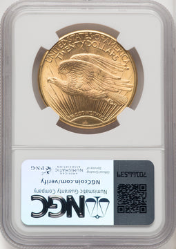 1923-D $20 Saint-Gaudens Double Eagle NGC MS66+ (766888032)