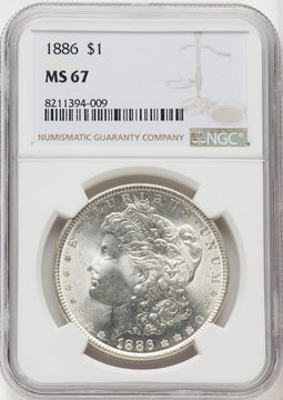 1886 Morgan Dollar NGC MS67 (769908038)