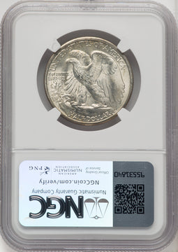 1947-D 50C Walking Liberty Half Dollar NGC MS67 (771672013)