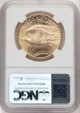 1922 $20 Saint-Gaudens Double Eagle NGC MS66 (771813006)