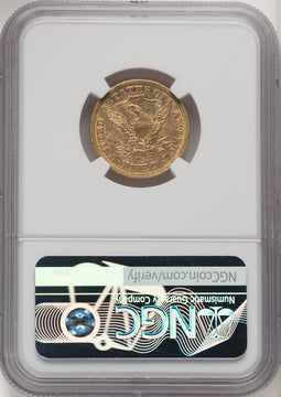 1870-S $5 Liberty Half Eagle NGC AU58 (771813020)