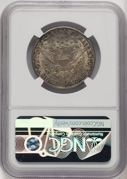 1915-D 50C Barber Half Dollar NGC MS64