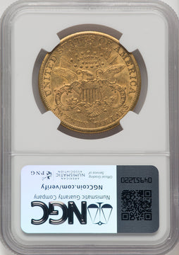 1883-CC $20 Liberty Double Eagle NGC AU58 (771813027)